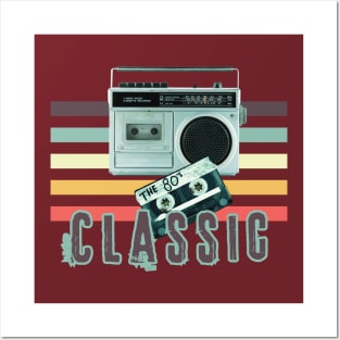 Cassette Music Retro Classic Mix-Tape Style Posters and Art